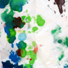 watercolor cleanup abstract on tissue paper