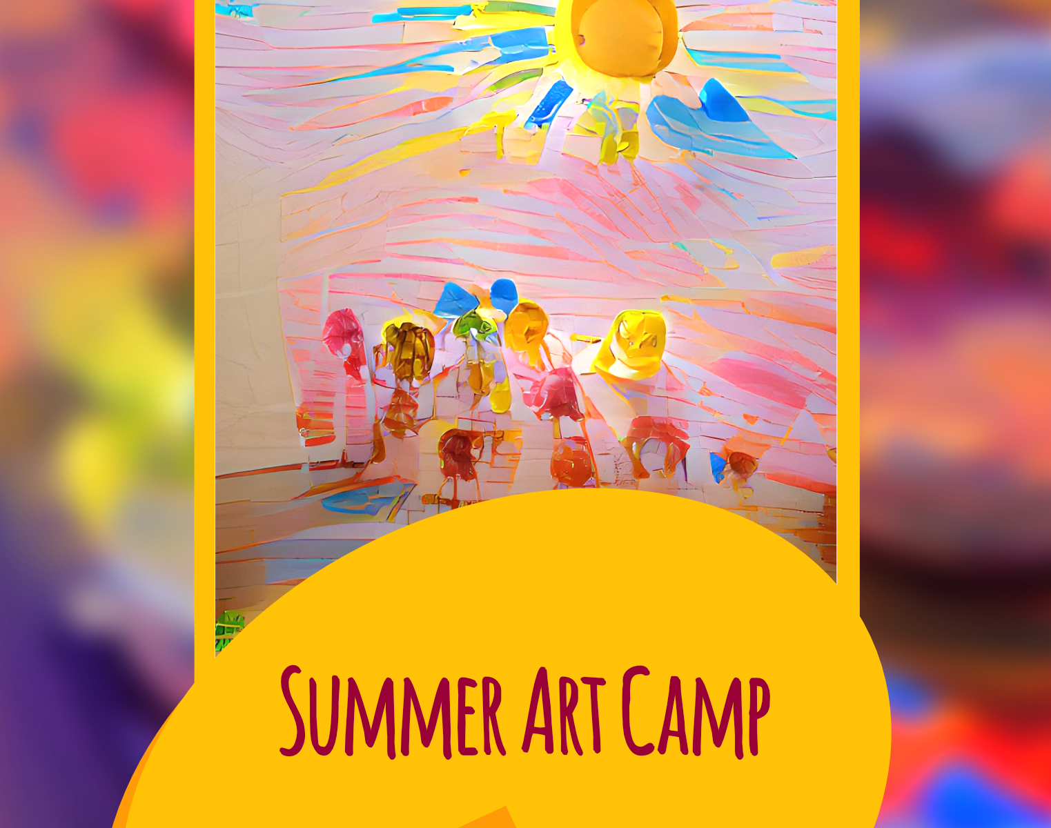 Artingales summer camp graphic for 2022