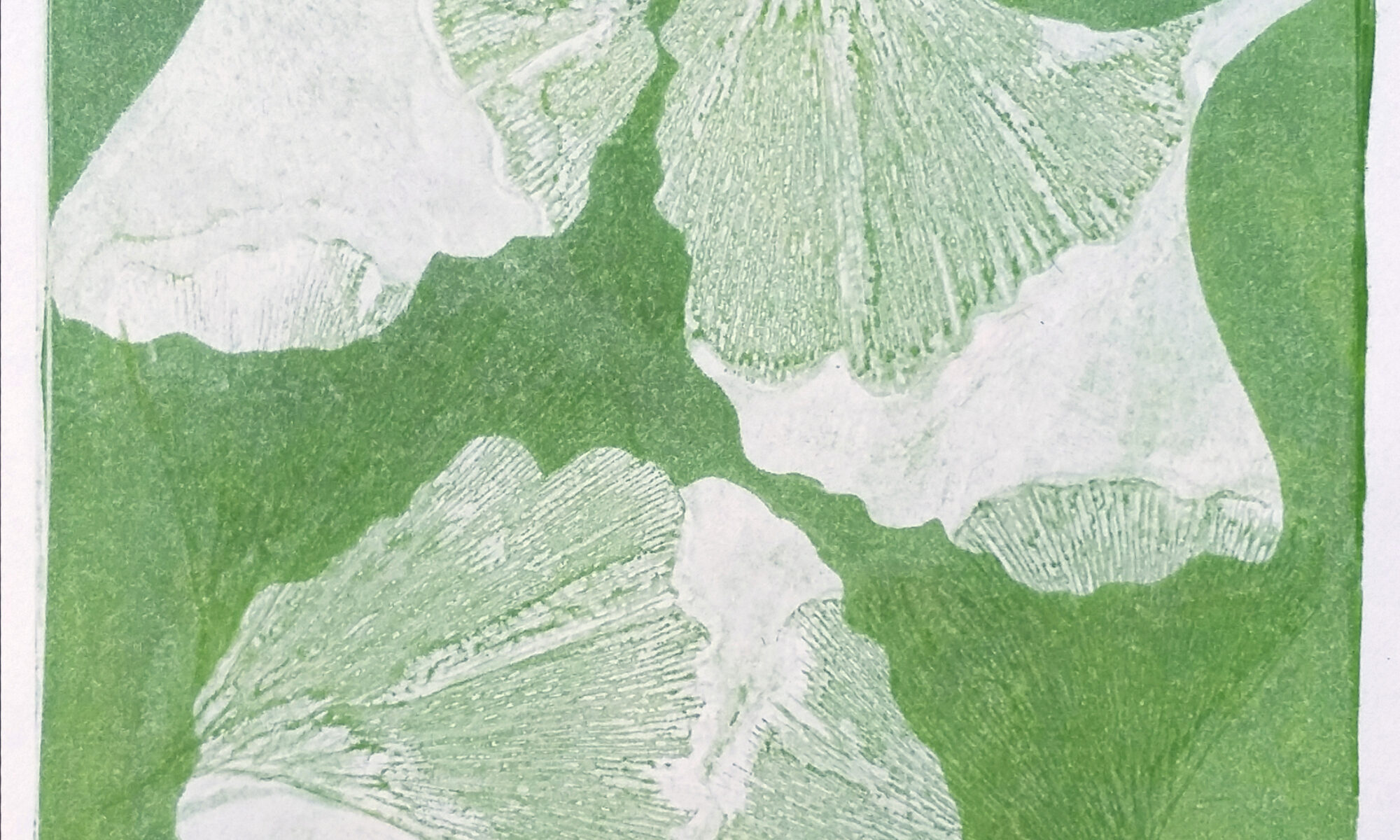 ginko leaf gel print